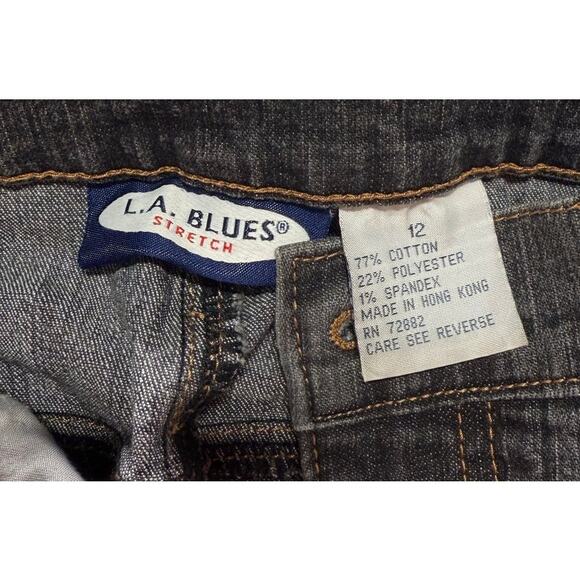 L.A. Blues Stretch Jeans Women's Size 12 | Dark Wash | Comfortable Fit - Picture 5 of 8